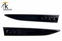 VW Polo AW GTI Schriftzug schwarz Kotflügel links + rechts