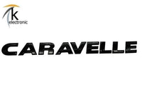 VW T6.1 CARAVELLE Emblem schwarz matt Kotflügel links + rechts