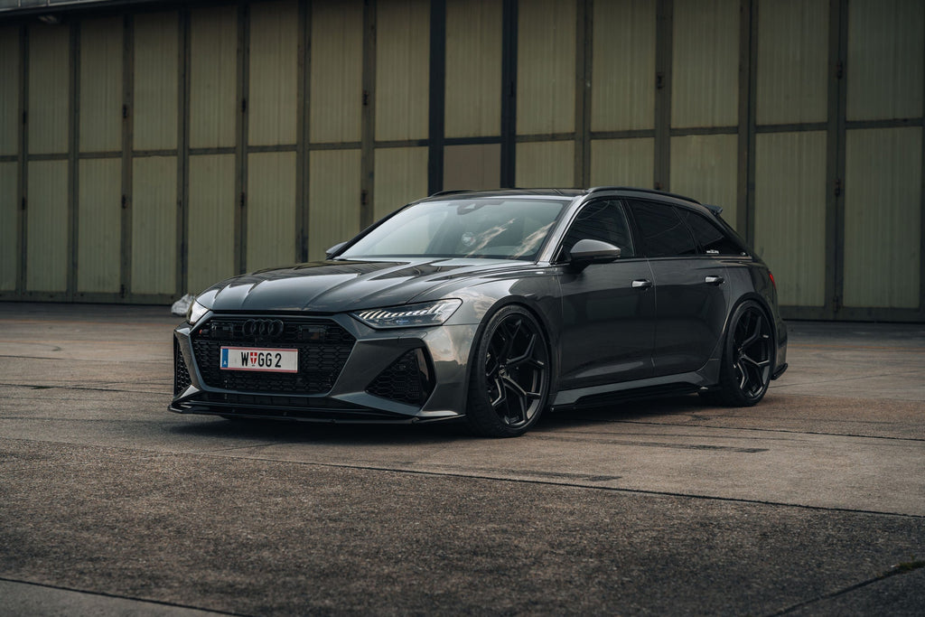 Tiefergelegter Audi RS6 C8 von GG2 Fahrzeugtechnik
