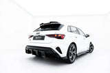Heckdiffusor mit Endrohrblenden für Audi A3 S-Line Sportback 8Y Facelift von Maxton Design