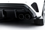 Heckdiffusor mit Endrohrblenden für Audi A3 S-Line Sportback 8Y Facelift von Maxton Design