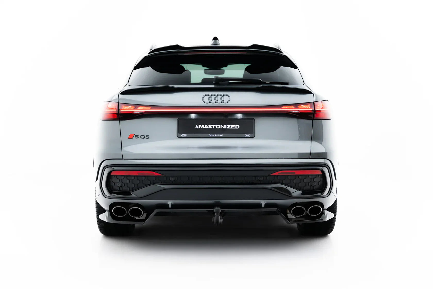 Maxton Design Zentraler Hinterer Splitter für Audi SQ5 Sportback / SUV Mk3