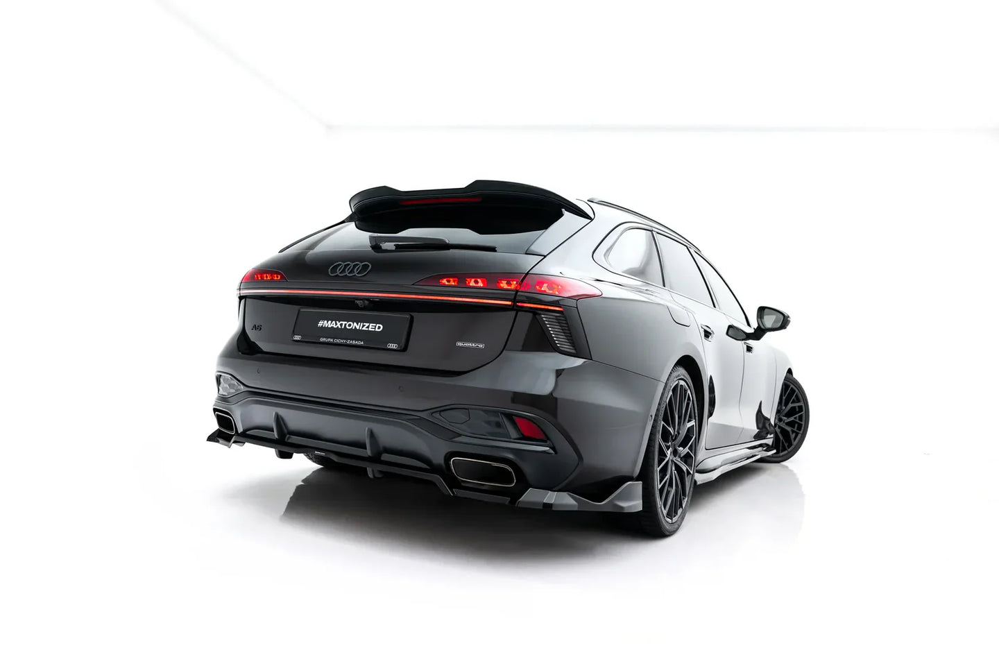 Zentraler Hinterer Splitter V.4 für Audi A6 S-Line C9 von Maxton Design