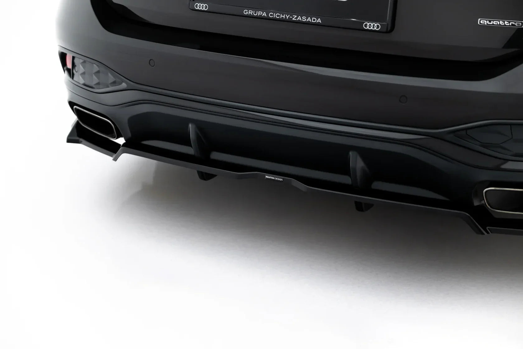 Zentraler Hinterer Splitter V.3 für Audi A6 S-Line Diesel C9 von Maxton Design