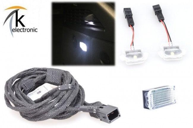 Audi A3 8V 3-​türer Kofferraumbeleuchtung Halogen auf 3x LED Nachrüstpaket