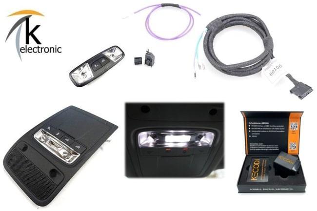 Audi A3 8V LED Leseleuchte Innenraumbeleuchtung Nachrüstpaket