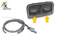 Audi A4 8K B8 beleuchtete Drehregler Ausströmer hinten Nachrüstpaket