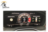 Audi A4 B9 8W aktive Reifendruckkontrolle Luftdruck im MMI Nachrüstpaket