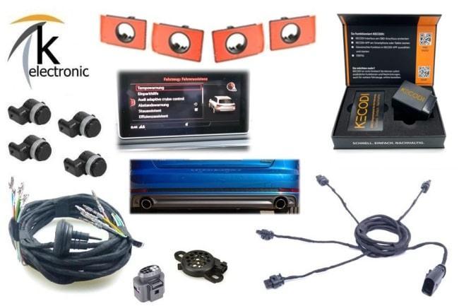 Audi A4 B9 8W Einparkhilfe hinten Nachrüstpaket