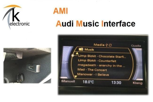 Audi A6 4G C7 AMI music interface USB Musik MMI3G+ Nachrüstpaket