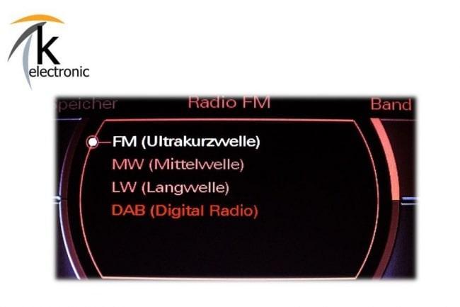 Audi A6 4G C7 DAB+ Digitalradio Nachrüstpaket bis 2014 MMI3G