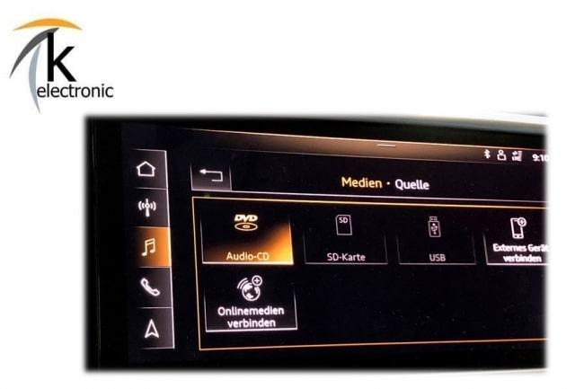 Audi A7 4K DVD-​CD Laufwerk Player inkl. VIM Nachrüstpaket
