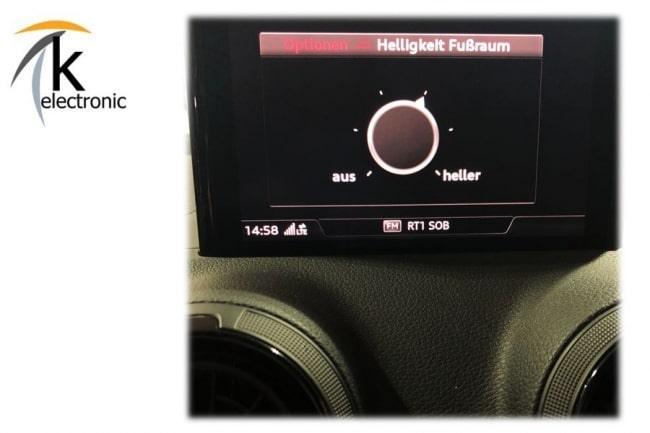 Audi Q2 GA LED Fußraumbeleuchtung hinten Nachrüstpaket