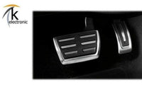 Audi Q4 e-tron Pedalkappen Edelstahl/Alu Optik Nachrüstpaket
