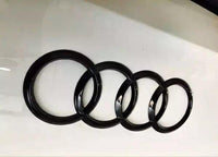 Audi Ringe Hinten Schwarz für Audi A5 8T