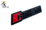 AUDI RS5 F5 B9 Schriftzug schwarz rote Raute vorne ab 02.2020
