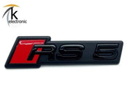 AUDI RS5 F5 B9 Schriftzug schwarz rote Raute vorne ab 02.2020