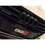 Audi Ringe schwarz vorne für Audi E-tron