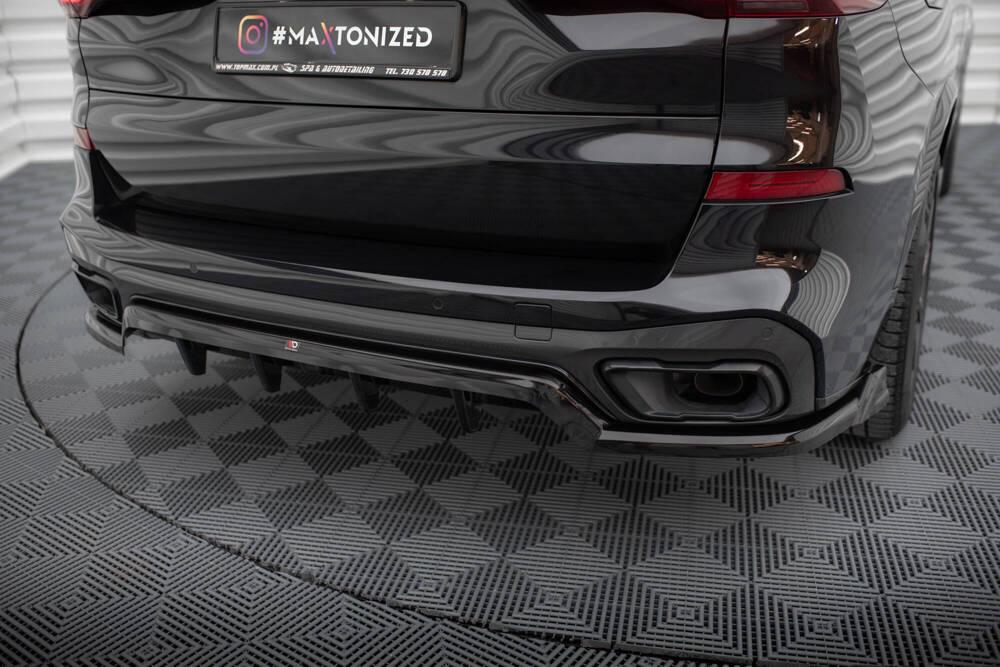 Zentraler Hinterer Splitter V.2 für BMW X5 G05 M-Paket von Maxton Design