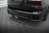 Zentraler Hinterer Splitter für BMW X7 G07 M-Paket Facelift von Maxton Design