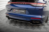 Zentraler Hinterer Splitter für Porsche Panamera E-Hybrid 971 Facelift von Maxton Design