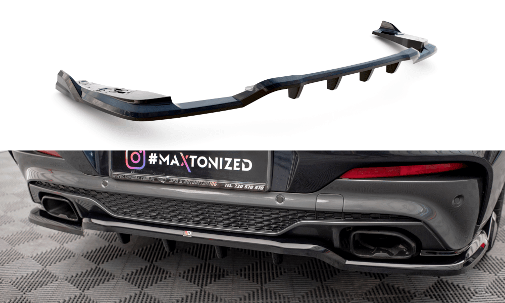 Zentraler Hinterer Splitter V.2 für BMW X4 G02 M-Paket von Maxton Design