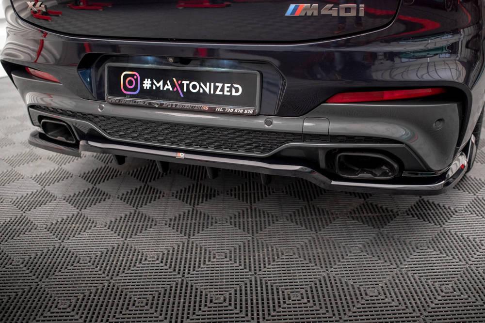 Zentraler Hinterer Splitter V.2 für BMW X4 G02 M-Paket von Maxton Design