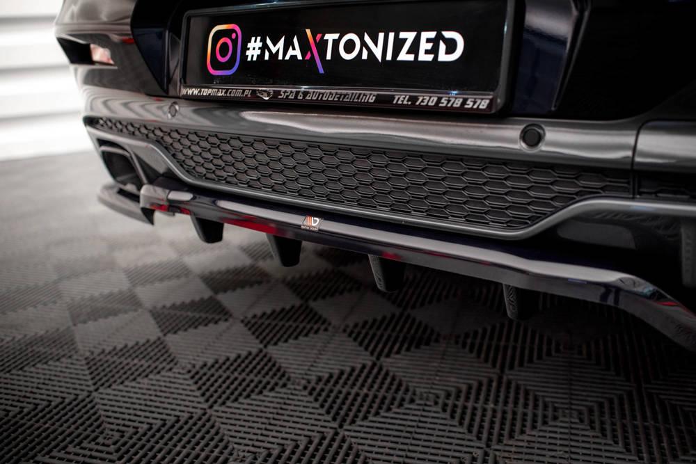 Zentraler Hinterer Splitter V.2 für BMW X4 G02 M-Paket von Maxton Design