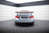 Carbon Heckspoiler mit Aufnahme Außen und LED-Licht für BMW M4 F82 von Maxton Design