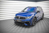 Front Splitter / Cup Schwert / Frontansatz V.3 für VW Tiguan R Facelift AD von Maxton Design