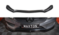 Front Lip / Front Splitter / Front Approach V.1 for Mercedes Benz C-Class W205 Coupe AMG-Line by Maxton Design