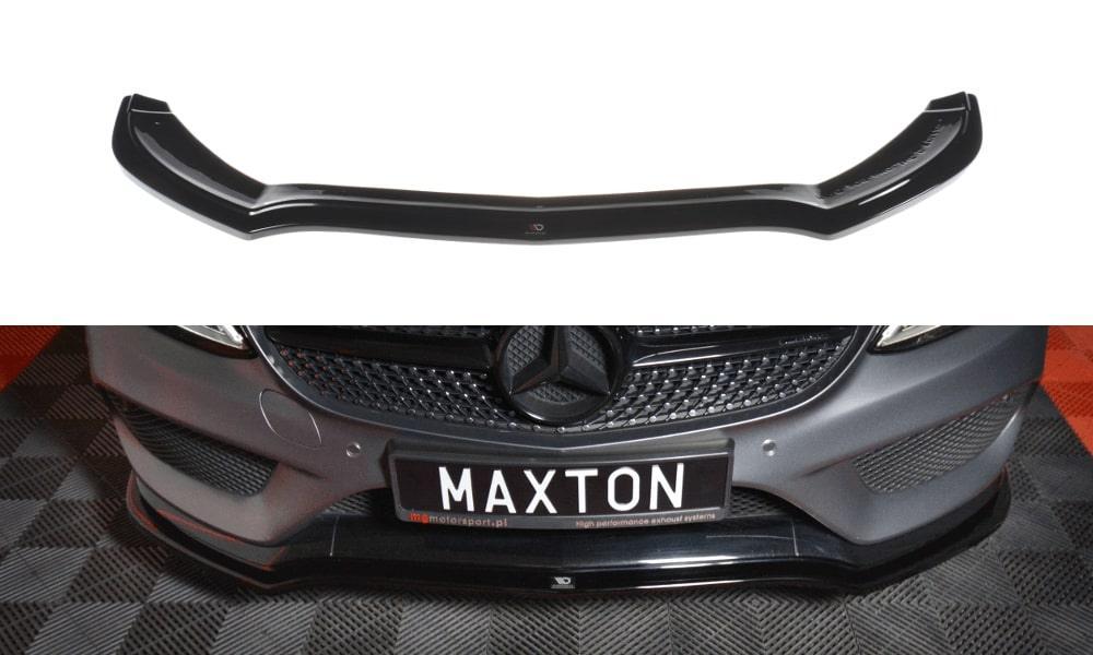 Front Lip / Front Splitter / Front Approach V.1 for Mercedes Benz C-Class W205 Coupe AMG-Line by Maxton Design