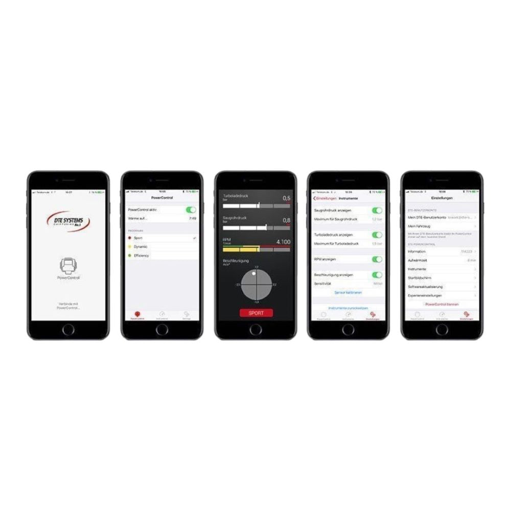 DTE Systems Tuningbox mit App Steuerung