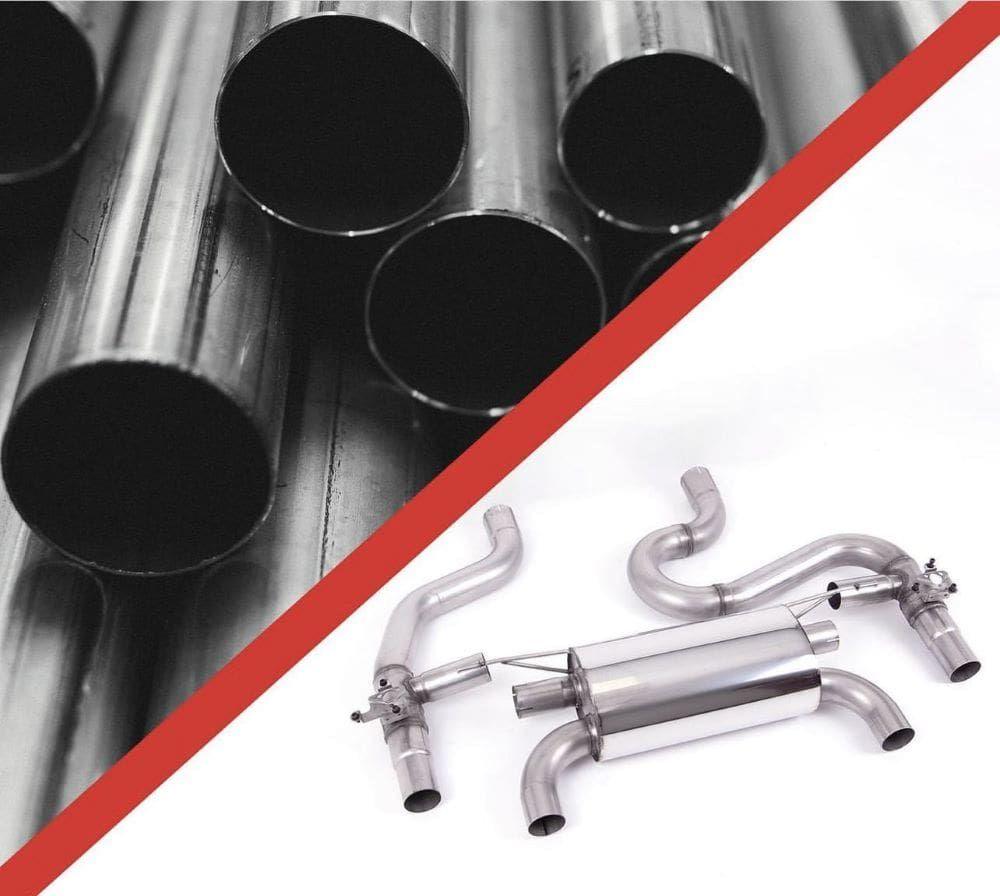 Milltek Sport Abgasanlage ab Partikelfilter für VW Polo GTI 2.0 TSI 207PS (AW 5-Türer Facelift mit OPF) ECE