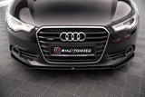 Front Lippe / Front Splitter / Frontansatz V.1 für Audi A6 C7 von Maxton Design