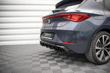 Heckdiffusor mit Endrohrblenden für Seat Leon FR MK4 von Maxton Design