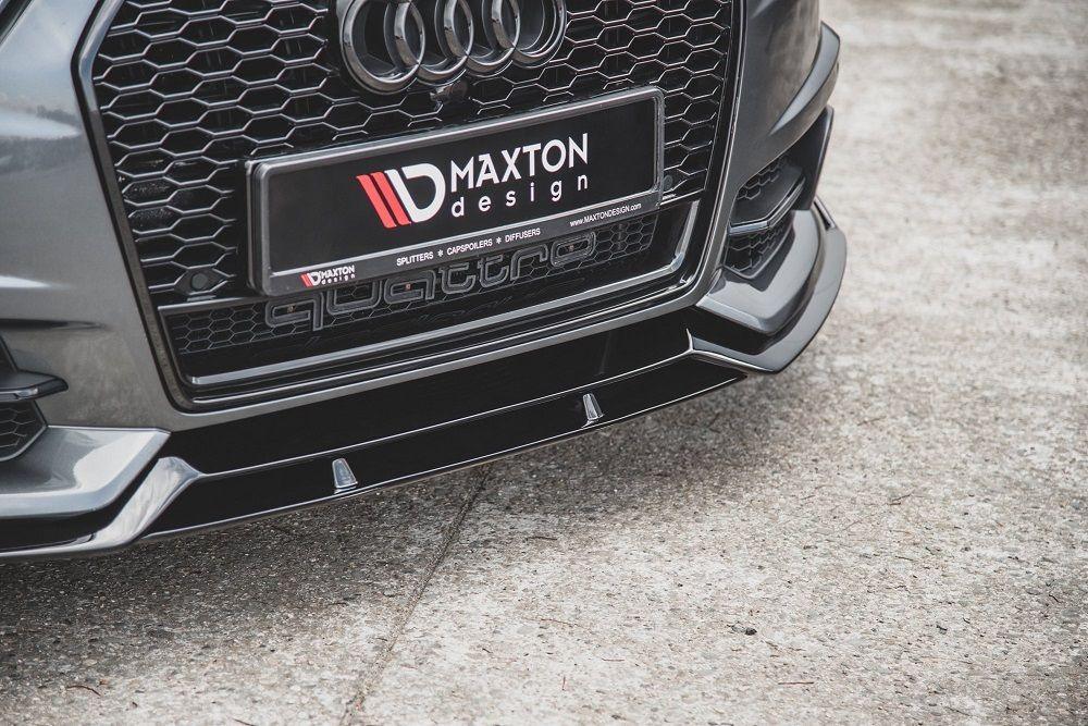 Front Lippe / Front Splitter / Frontansatz für Audi S6 / A6 S-Line C7 FL von Maxton Design