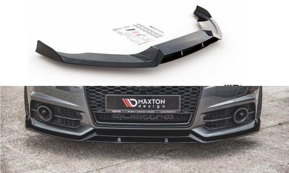 Front Lippe / Front Splitter / Frontansatz für Audi S6 / A6 S-Line C7 FL von Maxton Design