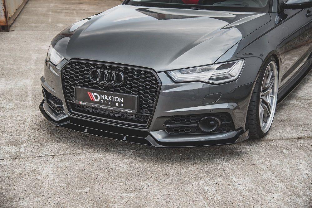 Front Lippe / Front Splitter / Frontansatz für Audi S6 / A6 S-Line C7 FL von Maxton Design