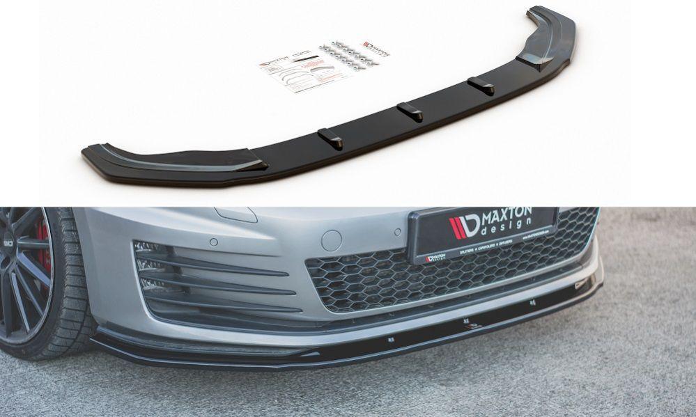 Front Lip / Front Splitter / Front Approach V.1 for VW Golf 7 GTI by Maxton Design