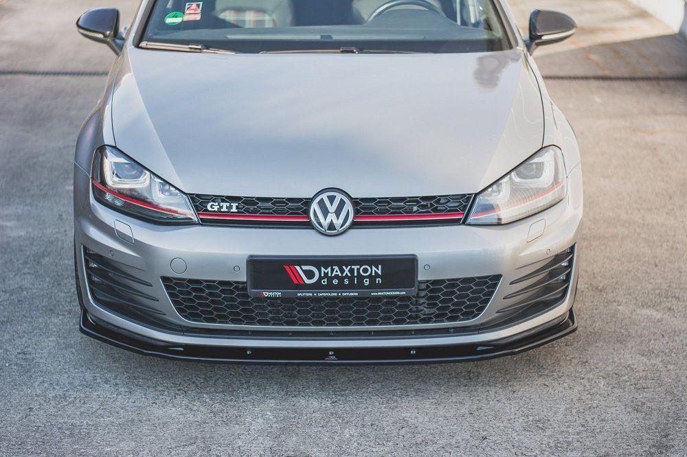 Front Lip / Front Splitter / Front Approach V.1 for VW Golf 7 GTI by Maxton Design