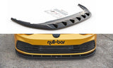 Front Lip / Front Splitter / Front Approach V.1 for VW Golf 8 by Maxton Design