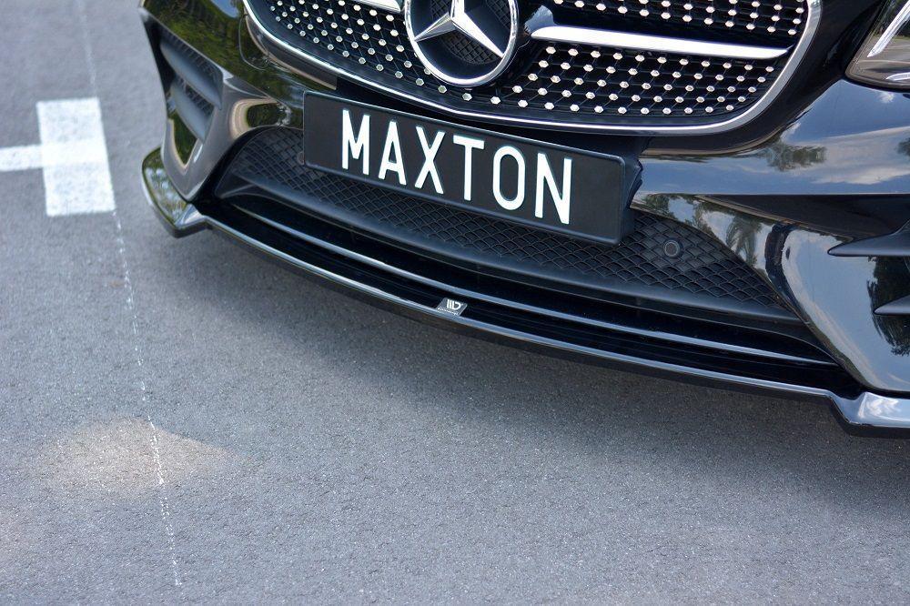 Front lip / front splitter / front apron V.2 for Mercedes E-Class W213 Coupe (C238) AMG-Line by Maxton Design