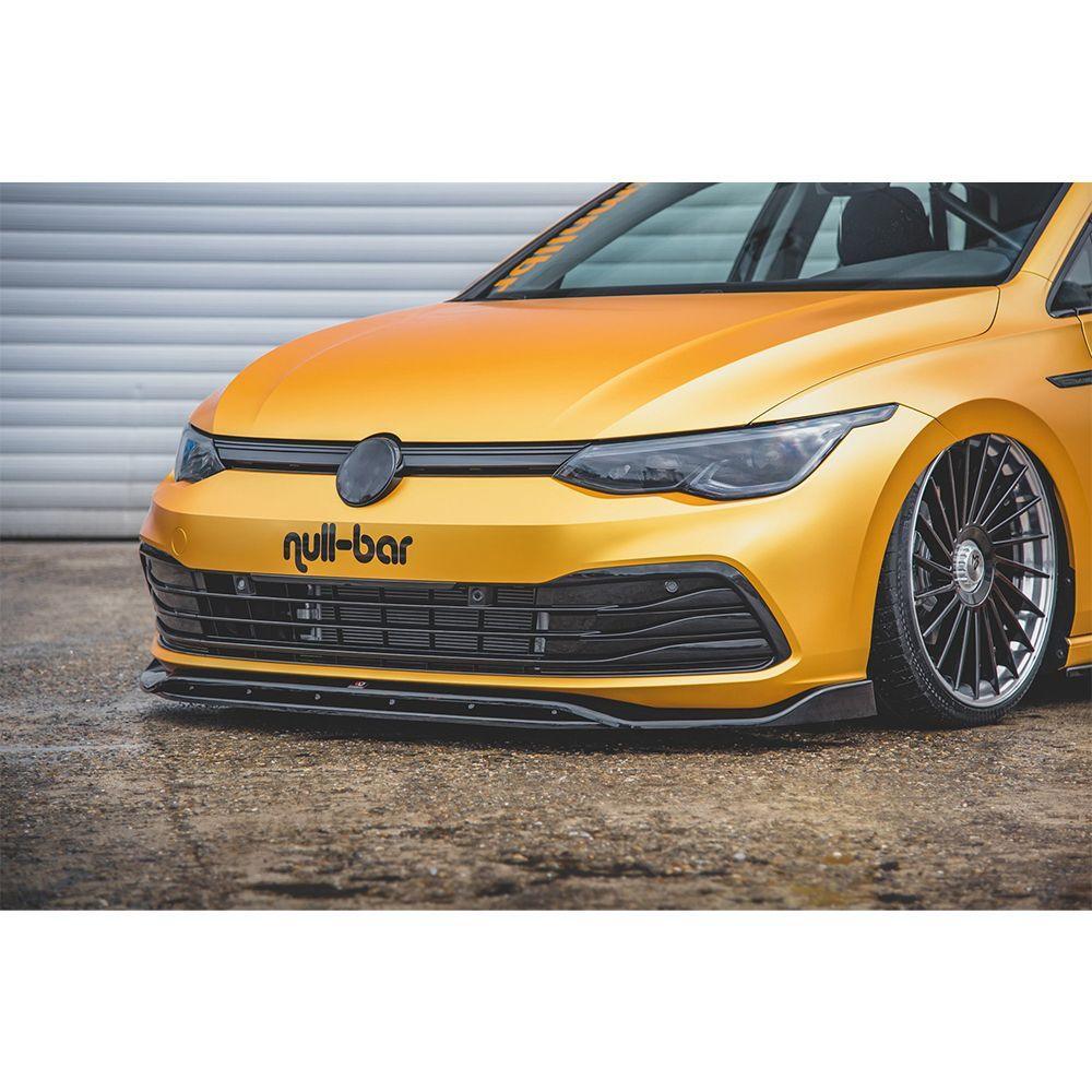 Front Lip / Front Splitter / Front Approach V.2 for VW Golf 8 by Maxton Design