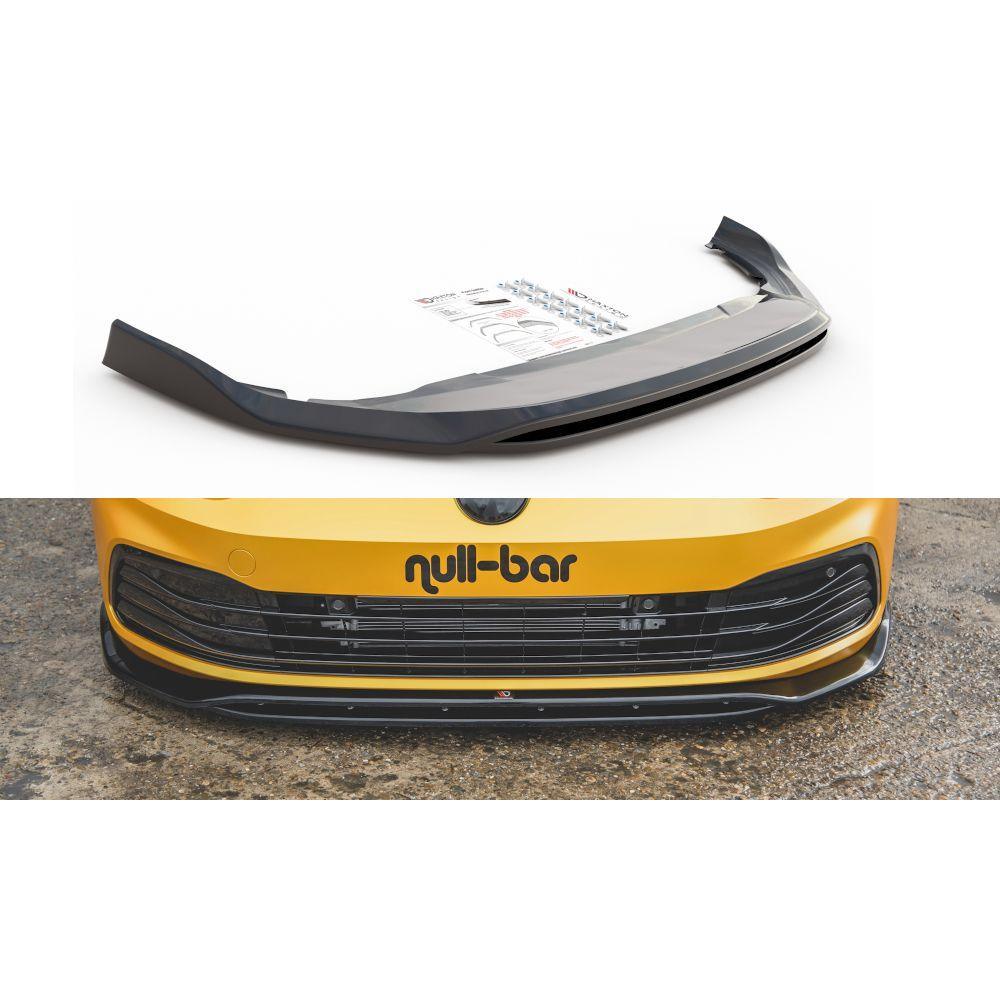 Front Lip / Front Splitter / Front Approach V.2 for VW Golf 8 by Maxton Design