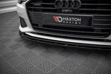 Front Lippe / Front Splitter / Frontansatz V.3 für Audi A6 C8 von Maxton Design