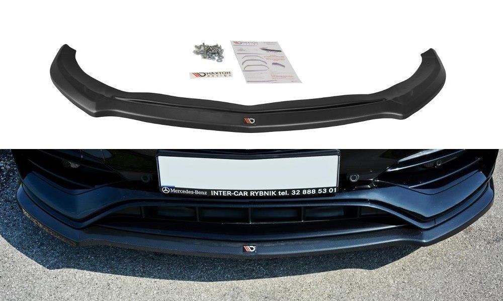 Front Lip / Front Splitter / Front Approach V.1 for Mercedes Benz A-Class W176 AMG Facelift by Maxton Design