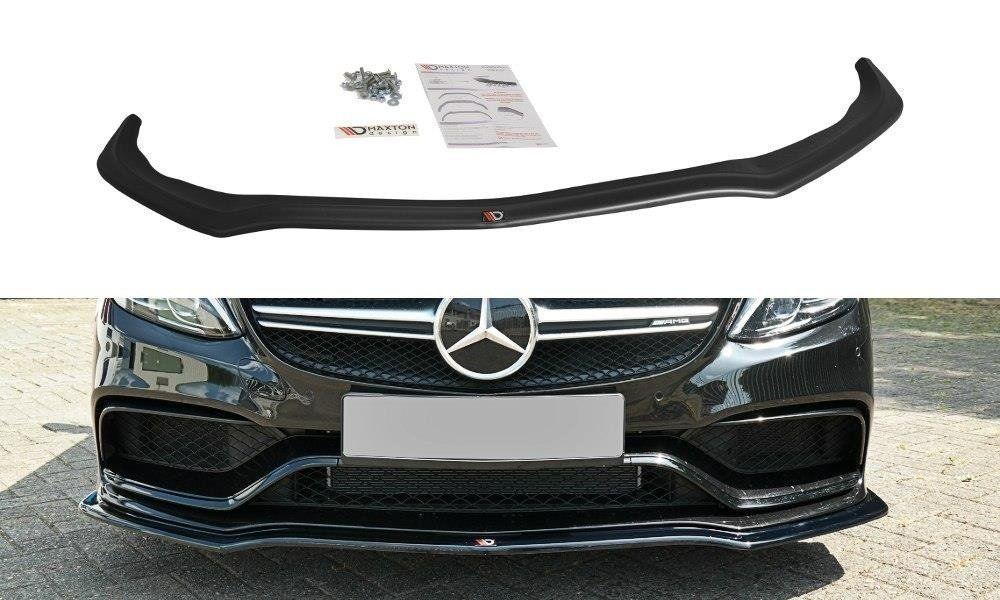 Front Lip / Front Splitter / Front Approach V.1 for Mercedes C-Class S205 63 AMG T-Model by Maxton Design