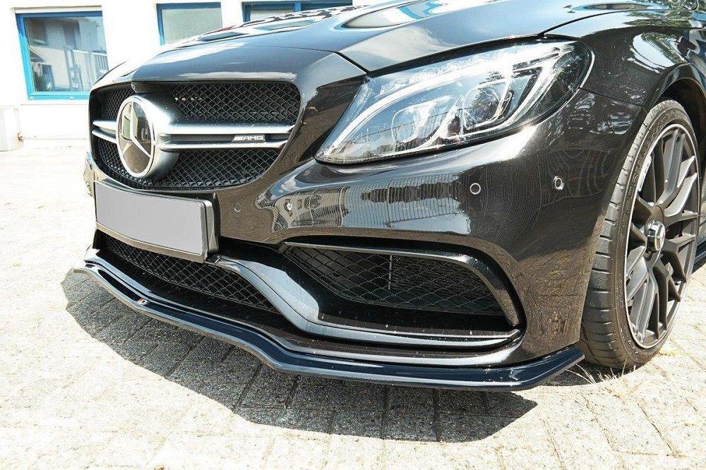 Front Lip / Front Splitter / Front Approach V.1 for Mercedes C-Class S205 63 AMG T-Model by Maxton Design