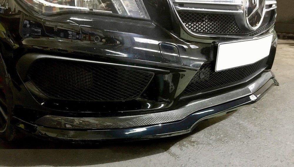 Front Lip / Front Splitter / Front Approach V.1 for Mercedes CLA 45 AMG C117 by Maxton Design